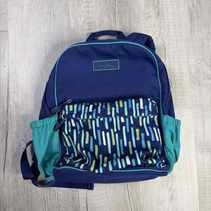 Vera Bradley Katalina Showers Blue Multicolored Medium Backpack School Retired